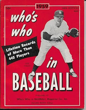 Seller image for Who's Who In Baseball 1959 for sale by Willis Monie-Books, ABAA