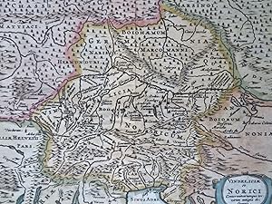 Noricum & Vindelicum Roman Provinces Austria Bohemia 1683 Cluverius map