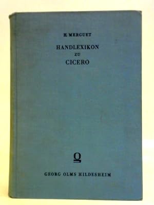 Imagen del vendedor de Handlexikon zu Cicero a la venta por World of Rare Books