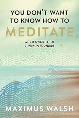 Bild des Verkufers fr You don't want to know how to meditate: Why it's worth not knowing anything zum Verkauf von WeBuyBooks 2
