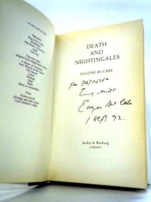 Bild des Verkufers fr Death and Nightingales zum Verkauf von World of Rare Books