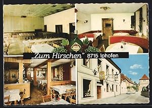 Seller image for Ansichtskarte Iphofen, Gasthaus, Metzgerei Zum Hirschen for sale by Bartko-Reher