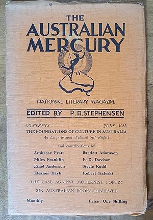 Seller image for THE AUSTRALIAN MERCURY: National Literary Magazine: Vol. I, No. I: July, 1935 for sale by Uncle Peter's Books