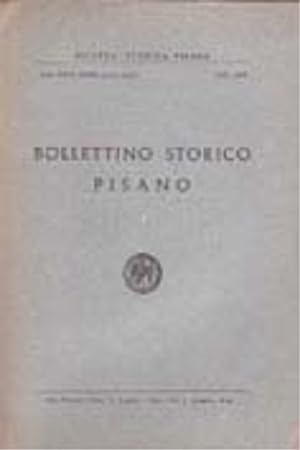 Seller image for Studi di storia pisana e toscana in onore del prof. Ottorino Bertolini. for sale by FIRENZELIBRI SRL