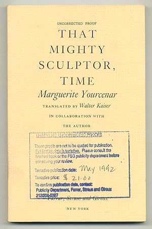 Immagine del venditore per That Mighty Sculptor, Time venduto da Between the Covers-Rare Books, Inc. ABAA