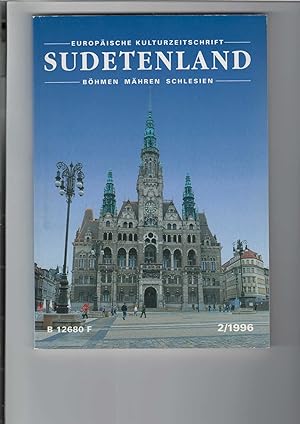 Europäische Kulturzeitschrift Sudetenland Böhmen Mähren Schlesien: Heft 2/1996. Vierteljahresschr...