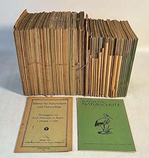 Blätter für Naturschutz und Naturpflege. 1. Jg./1918 - 49. Jg./1969 (ohne Jg. 8).