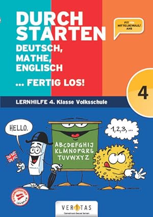Bild des Verkufers fr Durchstarten - Volksschule - 4. Klasse: Deutsch, Mathe, Englisch . fertig los! - bungsbuch zum Verkauf von Studibuch