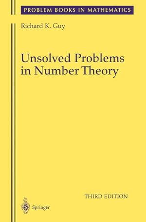 Seller image for Unsolved Problems in Number Theory (Problem Books in Mathematics, 1, Band 1) for sale by Studibuch