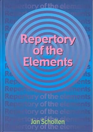 Bild des Verkufers fr Repertory of the Elements zum Verkauf von Studibuch