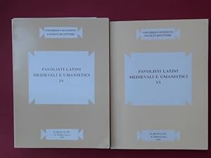 Favolisti Latini Medievali e Umanistici (incomplete in 2 volumes. Here at hand: Volume 4 and 6). ...