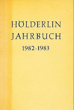 Bild des Verkufers fr Hlderlin-Jahrbuch 1982 / 1983. Im Auftrag der Hlderlin-Gesellschaft. 23. Band. zum Verkauf von Fundus-Online GbR Borkert Schwarz Zerfa