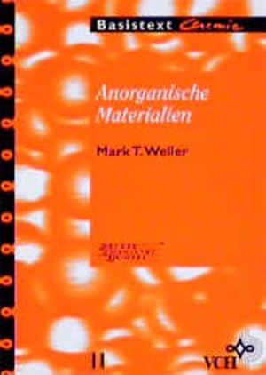 Imagen del vendedor de Anorganische Materialien (Basistexte Chemie) a la venta por Studibuch