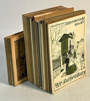 Jahresbericht des Vereins Alt-Rothenburg. Jahresbericht 1902/03 - 1936/37. 29 Hefte.