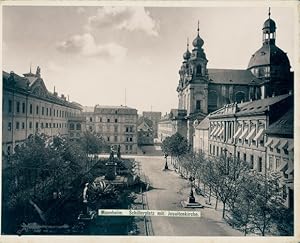 Foto Mannheim in Baden, Schillerplatz, Jesuitenkirche