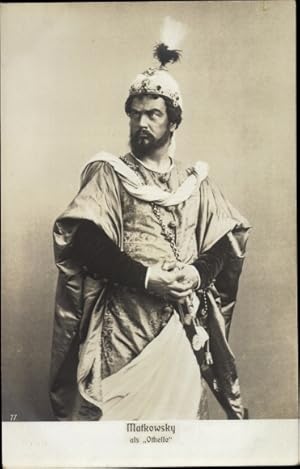 Immagine del venditore per Ansichtskarte / Postkarte Schauspieler Adalbert Matkowsky, Portrait als Otello venduto da akpool GmbH