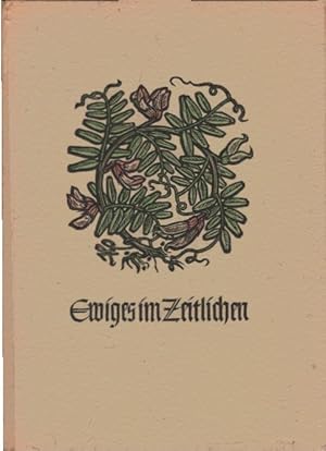 Imagen del vendedor de Ewiges im Zeitlichen : 12 kolorierte Holzschnitte. von / Gampp, Josua Leander: Holzschnitte ; Bd. 5 a la venta por Schrmann und Kiewning GbR