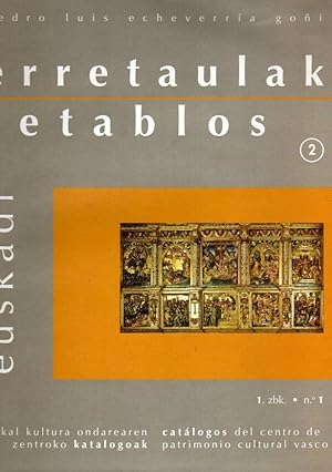 Bild des Verkufers fr Erretaulak/Retablos 2. Catalogacin . zum Verkauf von Librera Astarloa