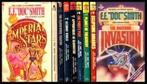 Seller image for THE FAMILY D'ALEMBERT: 1: Imperial Stars; 2: Stranglers' Moon; 3: The Clockwork Traitor; 4: Getaway World; 5: Appointment at Bloodstar; 6: The Purity Plot; 7: Planet of Treachery; 8: Eclipsing Binaries; 9: The Omicron Invasion for sale by W. Fraser Sandercombe