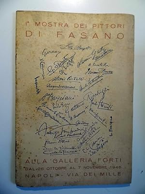 PRIMA MOSTRA DEI PITTORI DI FASANO NAPOLI GALLERIA FORTI 1946