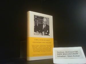 Gestalten und Mächte. Carl J. Burckhardt / Manesse-Bibliothek der Weltliteratur