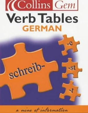 Imagen del vendedor de German Verb Tables (Collins Gem) a la venta por WeBuyBooks 2