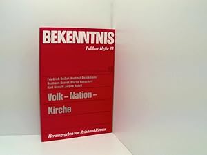 Imagen del vendedor de Volk - Nation - Kirche: Beitr. v. Jrgen Roloff, Hartmut Boockmann, Kurt Nowak u. a. Beitr. von Jrgen Roloff . [Hrsg. von Reinhard Rittner] a la venta por Book Broker