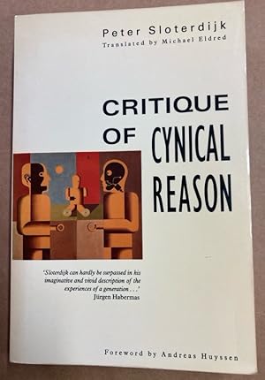 Immagine del venditore per Critique of Cynical Reason. venduto da Plurabelle Books Ltd