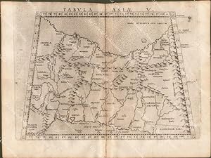 PERSIA, IRAN, Asia. âGEOGRAPHIA CL. TOLEMAEI ALEXANDRINI". Valgrisi,1562