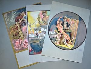 LOCANDINE. Disponiamo di tre diverse litografie a colori, databili attorno al 1930.