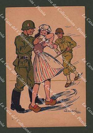 ROB CADORE' 1944. Cartolina d'epoca di propaganda militare