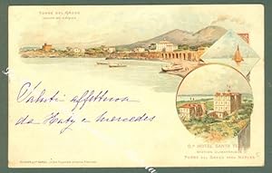 Campania. TORRE DEL GRECO, Napoli. Cartolina d'epoca viaggiata.