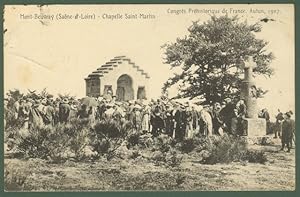 Francia. France. Saone - Loire. Mont Beuvray. Chapelle Saint Martin. CongràÂ s Prèhistorique de F...