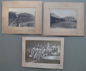 CREMONA, LODI. Caseificio Margiotta. Tre foto d'epoca (anni '20) degli studi fotografici Merli di...