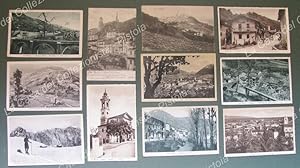 CUNEO provincia. 11 cartoline d'epoca (6 viaggiate 1903-1939)