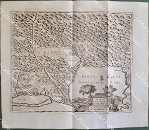 VENETO-FRIULI. "SITUS FONTIUM TIMAVI". Rara carta. Leida, circa 1720