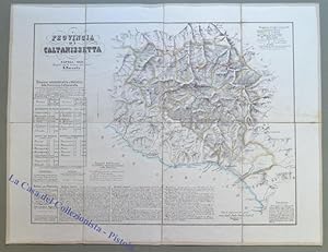 Bild des Verkufers fr SICILIA. "PROVINCIA DI CALTANISSETTA. Napoli, Benedetto Marzolla, 1852" zum Verkauf von La Casa del Collezionista