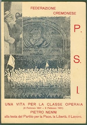 CREMONA. Cartolina d'epoca edita a cura della Fed. Cremonese del P.S.I. Disegno celebrativo di Pi...