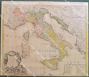 ITALIA in suos STATUS divisa et ex prototypo del Isliano desumptaâ¦ curantibus Homannianis Hered...