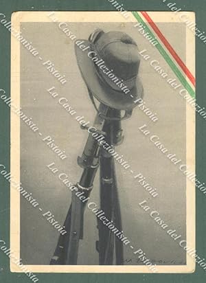 DUDOVICH MARCELLO. Casco di legionario su baionette. Cartolina d'epoca del 29.9.1936 da Asmara