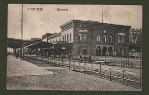GERMANIA. Northeim, Bahnhof. Viaggiata 1915.