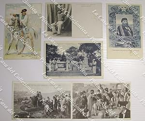 GARIBALDI. 5 cartoline d'epoca