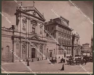 Lazio. ROMA. Chiesa di S. Susanna e di S. Maria della Vittoria. Grande fotografia originale, fine...