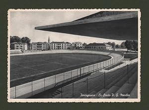 Bild des Verkufers fr Veneto. PORTOGRUARO. Stadio. Cartolina d'epoca, circa 1940 zum Verkauf von La Casa del Collezionista