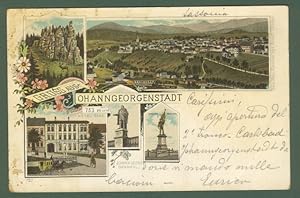 GERMANIA. Gruss ans Ohanngeorgestadt. Cartolina d'epoca viaggiata nel 1899