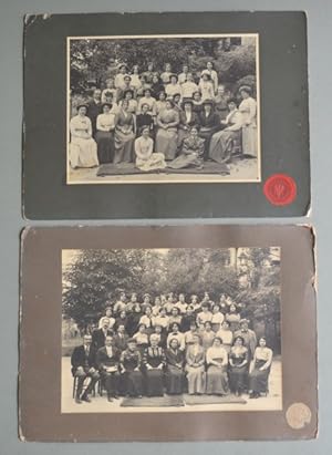 Umbria. PERUGIA. Studio Fotografico Cavalieri. Due foto databili ai primi anni del 1900.