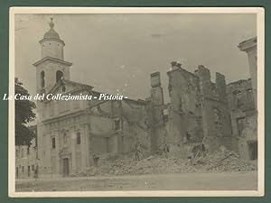 GORIZIA. Il Duomo semidistrutto. Foto di cm 11,5x8,5 databile al 1917.