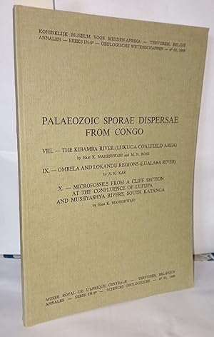 Seller image for Palaeozoic sporae dispersae from Congo VIII - The Kibamba river IX- Ombela and Lokandu regions X - Microfossilf from a cliff section for sale by Librairie Albert-Etienne