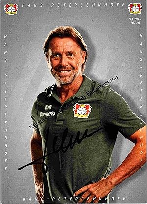 Seller image for Original Autogramm Hans-Peter Lehnhoff Bayer Leverkusen /// Autogramm Autograph signiert signed signee Saison 2019 / 2020 for sale by Antiquariat im Kaiserviertel | Wimbauer Buchversand