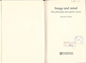 Bild des Verkufers fr Image and Mind: Film, Philosophy and Cognitive Science zum Verkauf von avelibro OHG